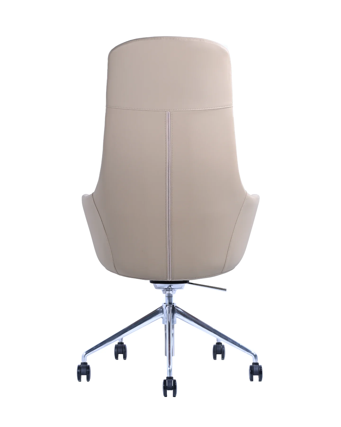 Corvix Premium Executive Office Chair - Cream PU leather 2