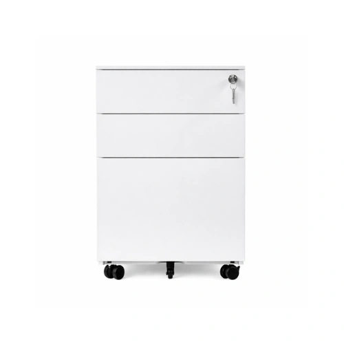 3 Drawer Metal Pedestal  1