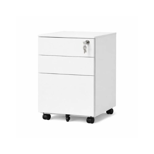 3 Drawer Metal Pedestal  2