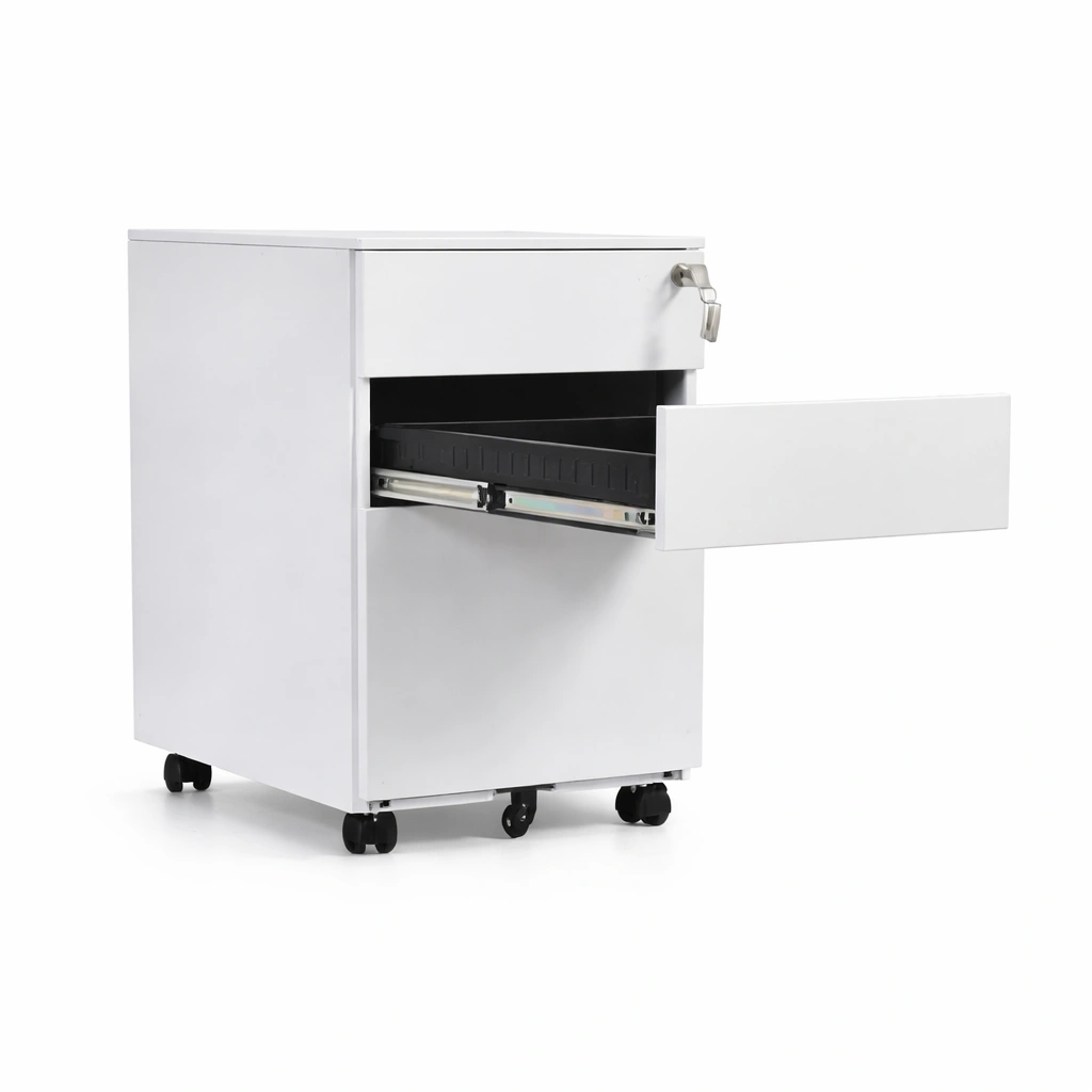 3 Drawer Metal Pedestal  6