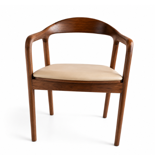 Walnut Lounge Chair 1