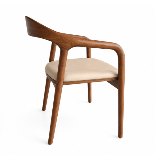 Walnut Lounge Chair 3