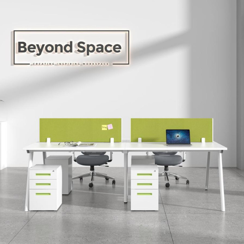 4 Person Face to Face A Leg Workstation 1