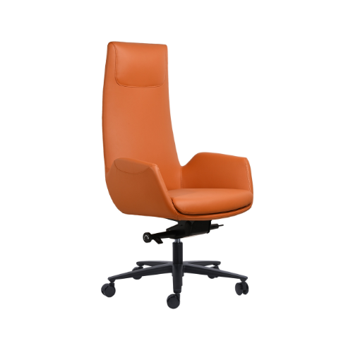 Estron Executive High Back Chair- Orange PU