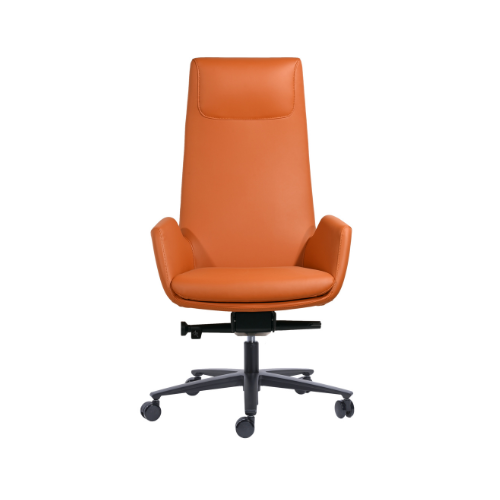 Estron Executive High Back Chair- Orange PU 1