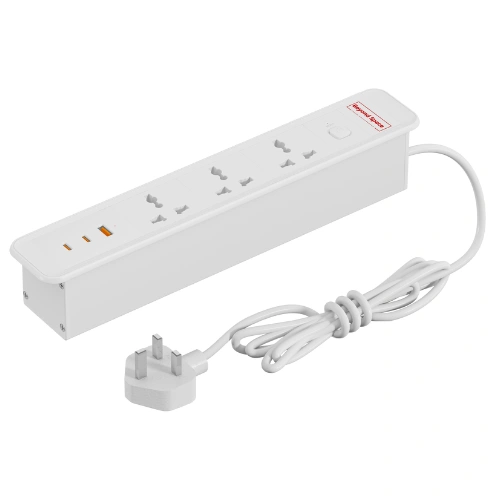 3-Power PDU with Fast Charger, USB & Switch 3