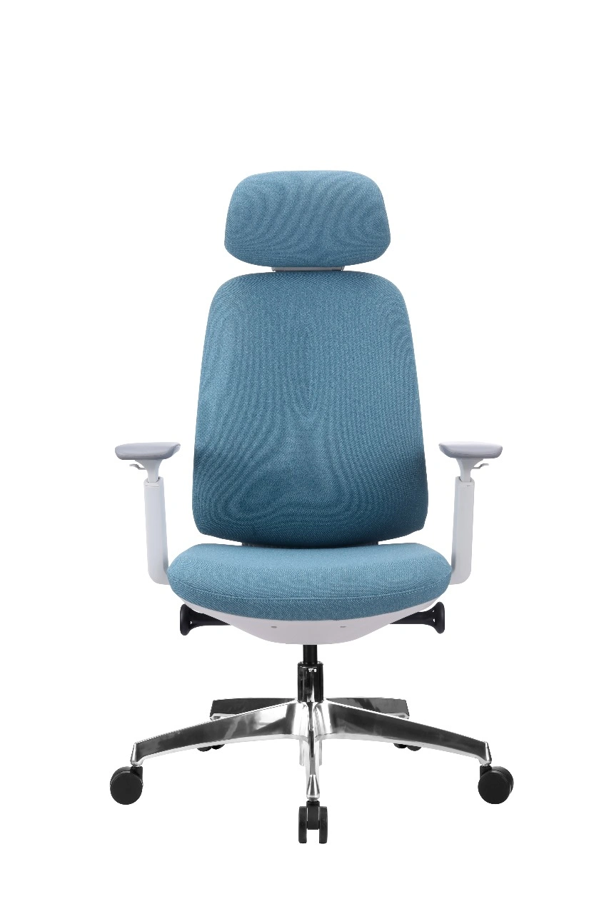 MIVO High Back Chair - Blue Fabric