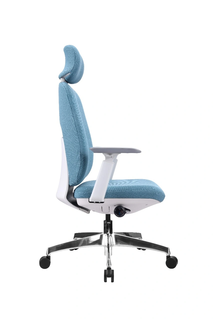 MIVO High Back Chair - Blue Fabric 2