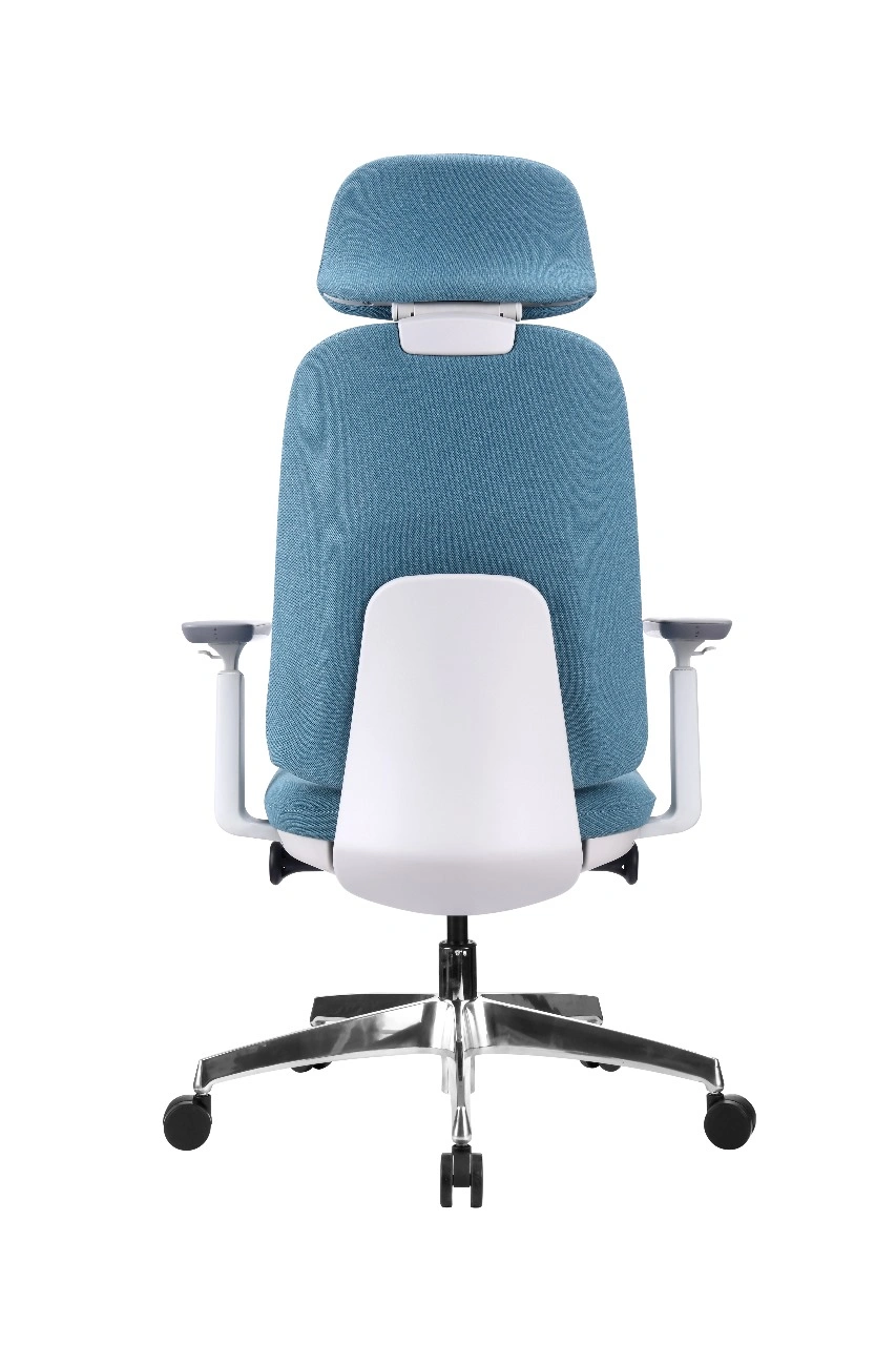 MIVO High Back Chair - Blue Fabric 3