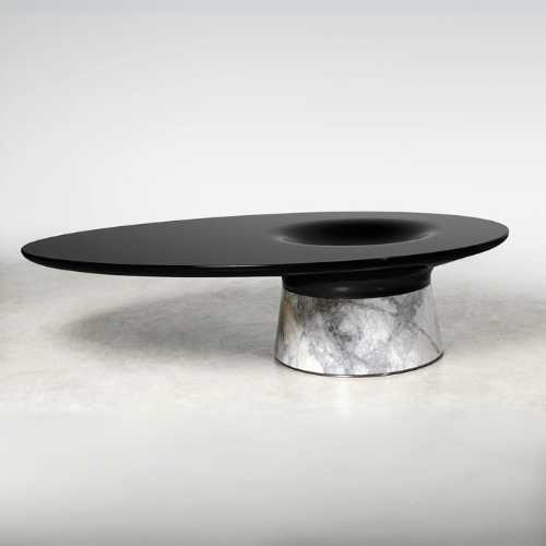 Modern Coffee Table with Marble Base