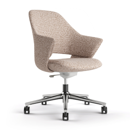 Super X Meeting Chair-Tangerine Pink 1