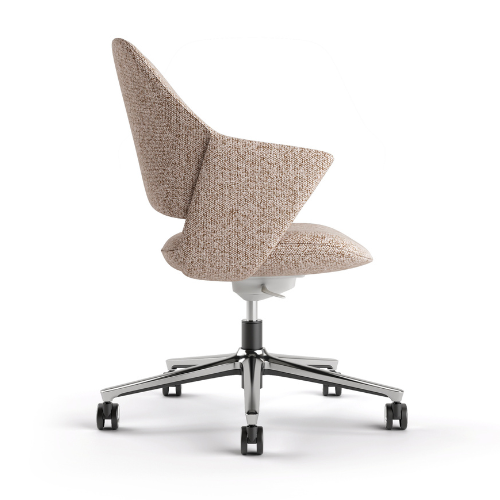 Super X Meeting Chair-Tangerine Pink 2