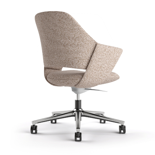 Super X Meeting Chair-Tangerine Pink 3