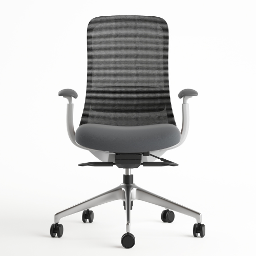 Montero Medium Back Chair - Grey