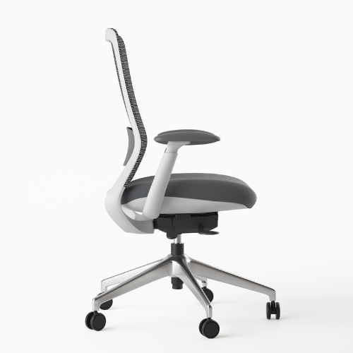 Montero Medium Back Chair - Grey 2
