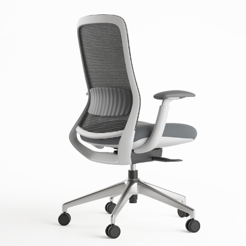 Montero Medium Back Chair - Grey 3