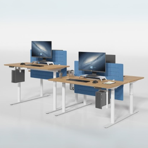 Height Adjustable Desk (Cluster Of 4 Person)
