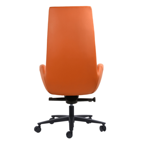 D60-A Boardroom Chair Orange PU Leather 2