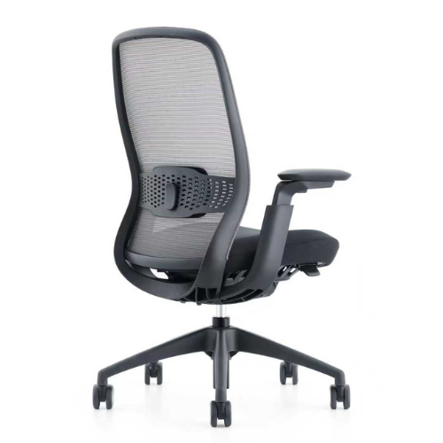 BENX Medium Back Chair with Lumbar Support - Black 3