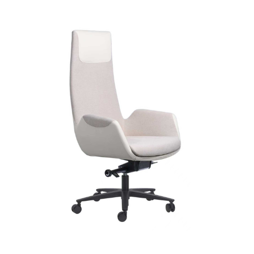 Estron Executive High Back Chair-PU+Fabric
