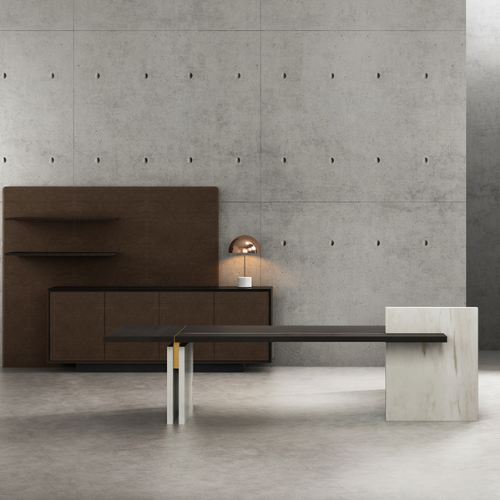 Stone Marble Executive Desk 2