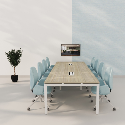Harmony 8 Person Meeting Table Open Leg