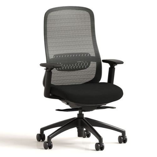 NEXO Medium Back Chair-Black 1