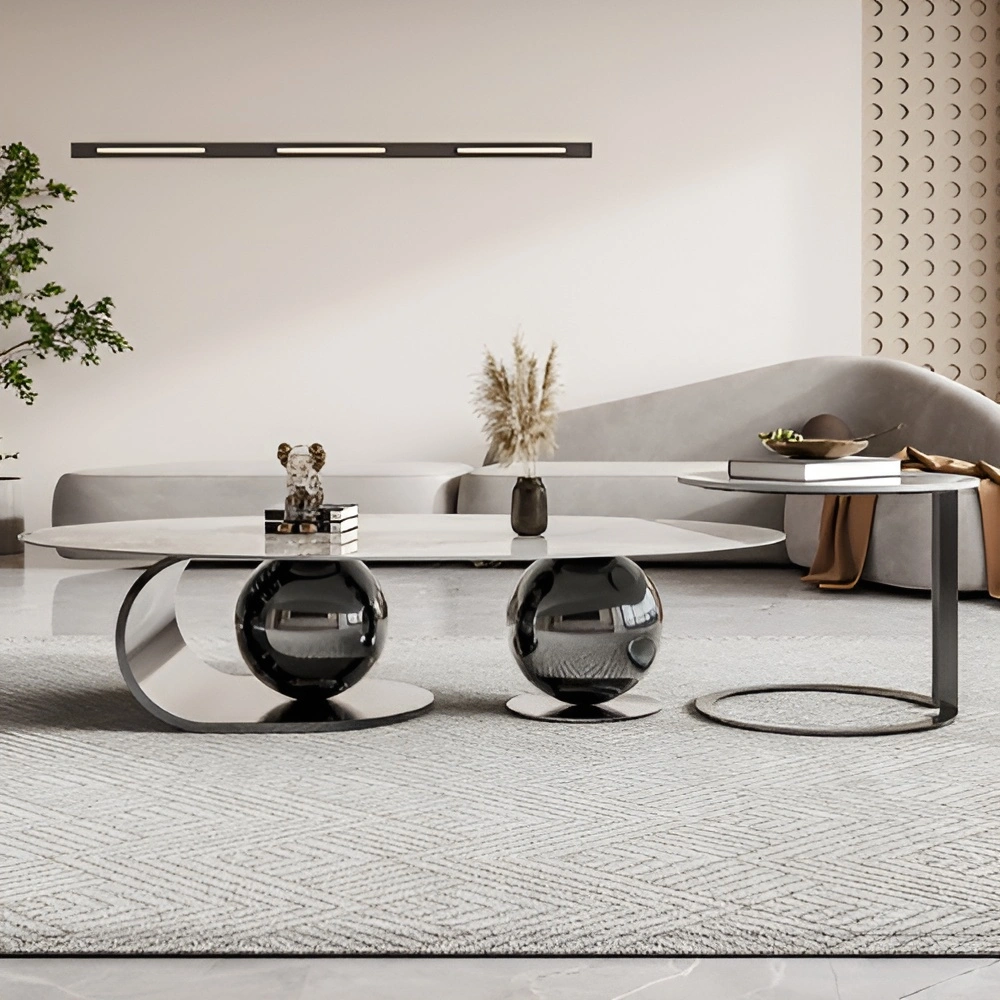 Marble Majesty Coffee Table Set 1