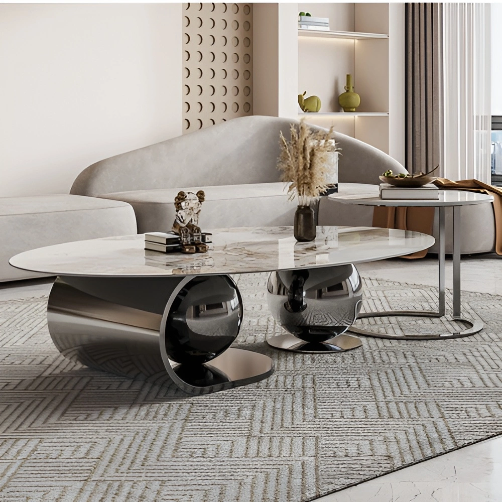 Marble Majesty Coffee Table Set 2