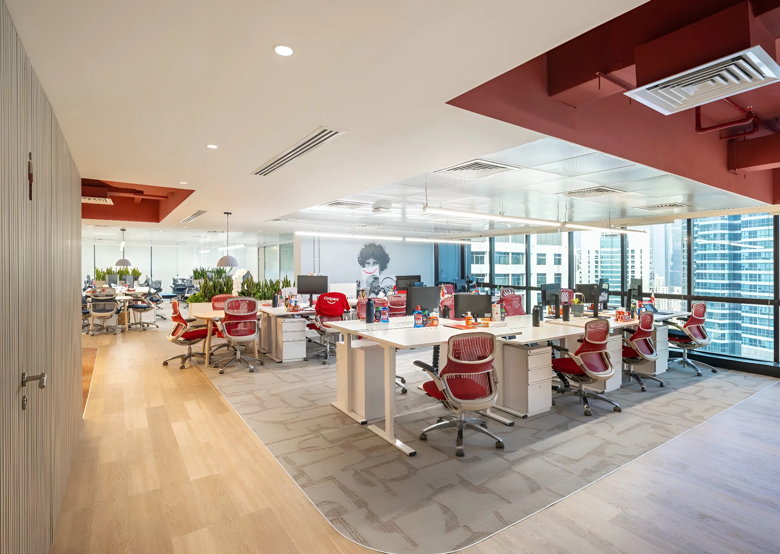 Colgate -Head Office Dubai office furniture project gallery image 3 - Dubai